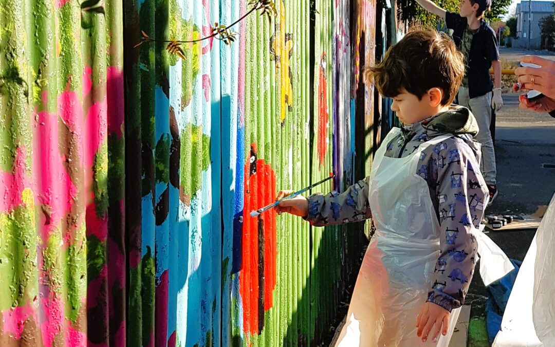 Second Community Painting Event at Vogel Street Alleyway a Success