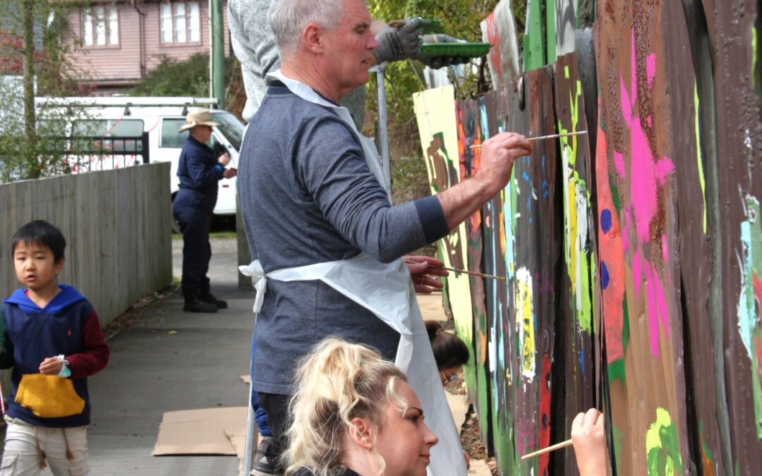 Mayoral Candidate/ Mural Painting Event a Success
